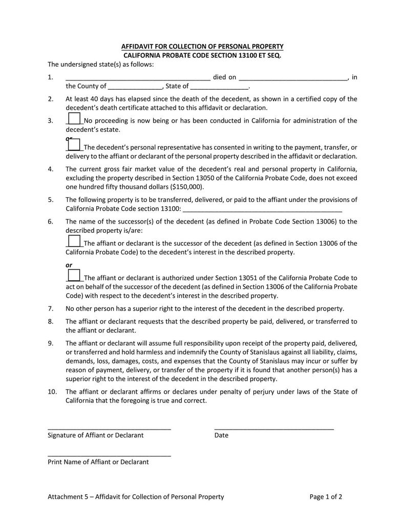 What You Need to Understand About a Small Estate Affidavits: A Guide